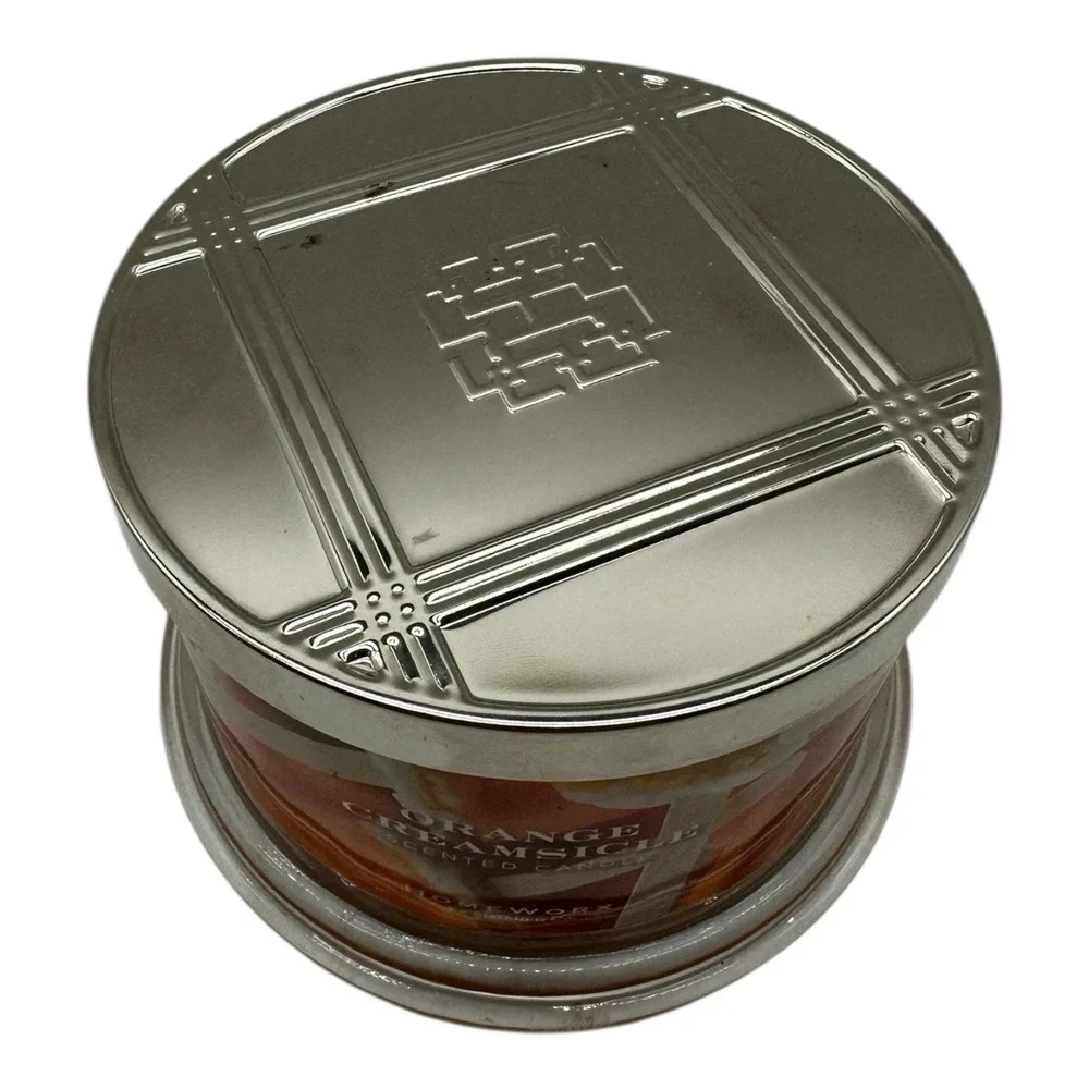 Homeworx by Slatkin & Co Orange Creamsicle Scented Candle 4-Wick 18 oz Glass Jar